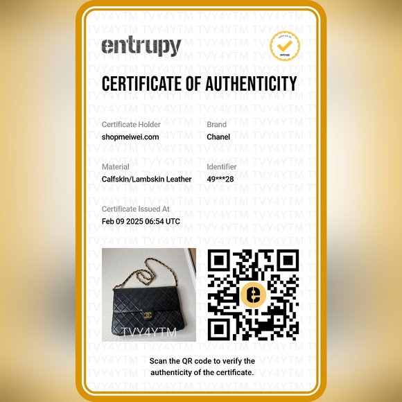 Authentic Preloved Chanel vintage medium flap bag - Picture 4 of 17